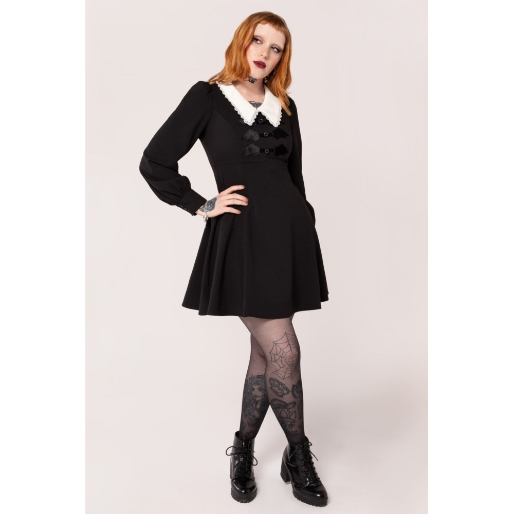 Hell Bunny - Batilda Robe courte - Noir